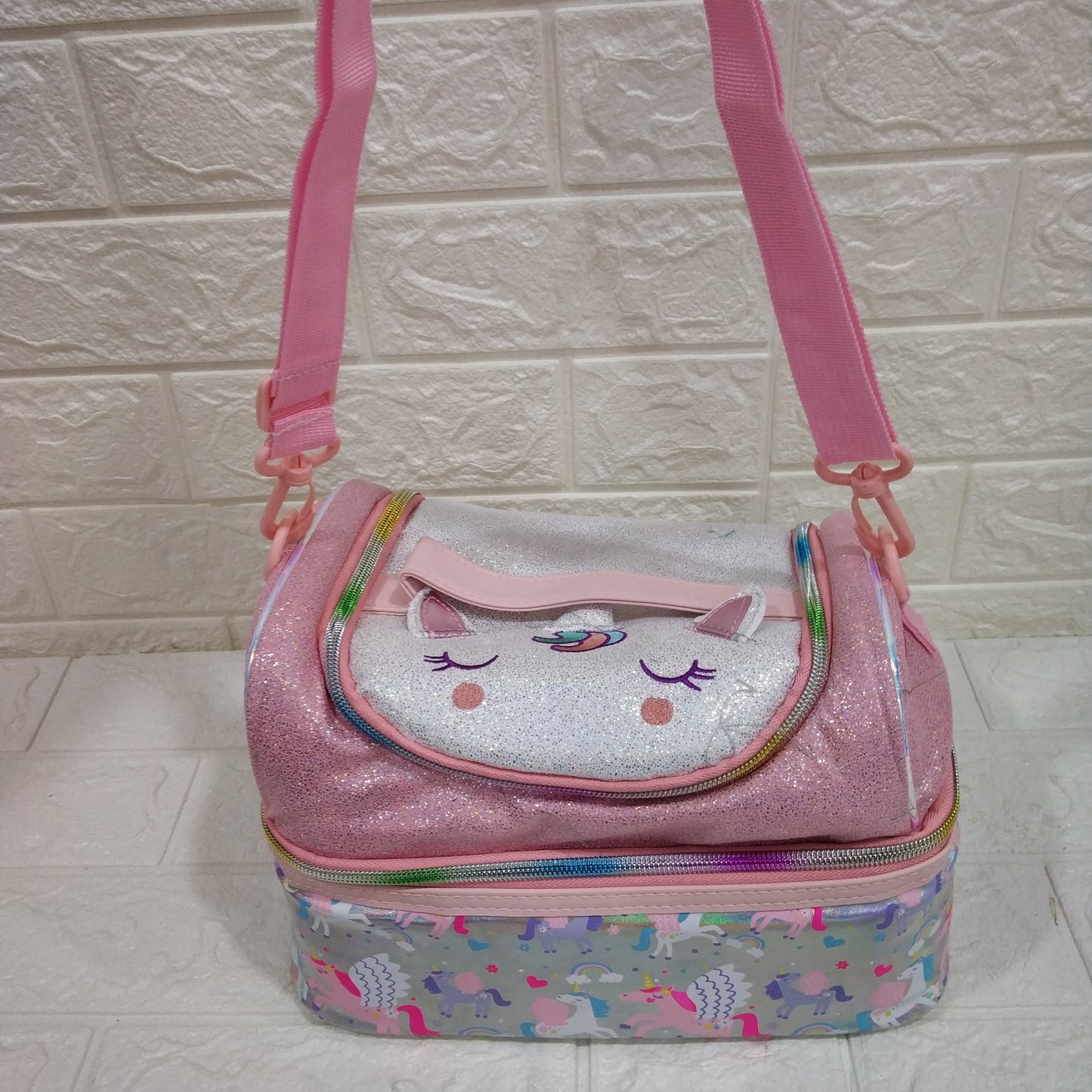 Pink Unicorn Lunch Bag