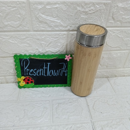 Wooden Stainless Steel Water Bottle