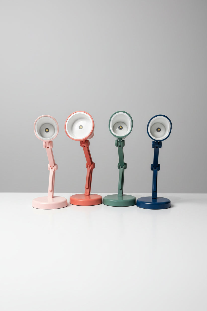 Magnetic Cute Mini Table Lamp | Adjustable Portable Night Light & Desk Decor