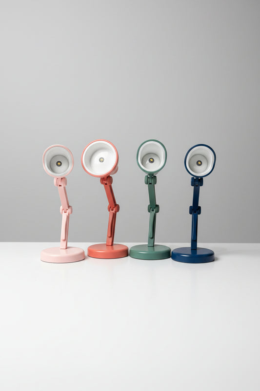 Magnetic Cute Mini Table Lamp | Adjustable Portable Night Light & Desk Decor