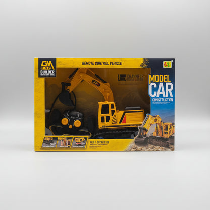 Heavy-Duty RC Construction Excavator & Builder Toy | Remote Control Digger Set