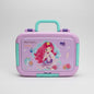 Character Compartment Lunch Box with Spoon | Portable Bento Box for Kids