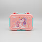 Character Compartment Lunch Box with Spoon | Portable Bento Box for Kids