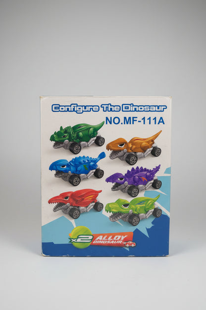 Dinosaur Transport Truck & Race Track Play Set | Interactive Toy Car Transporter