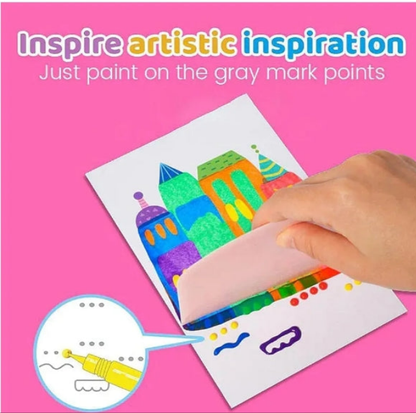 Rainbow Scratch Painting