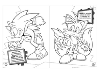 Sonic Colouring  Book