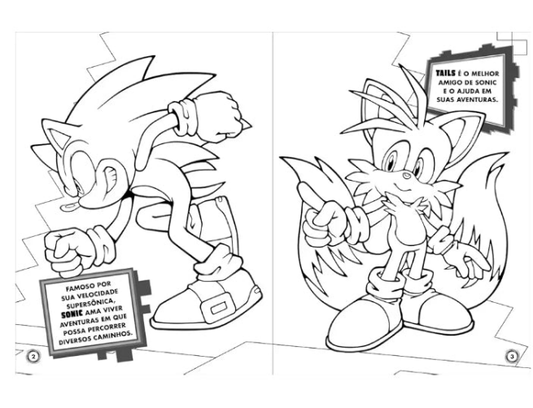 Sonic Colouring  Book