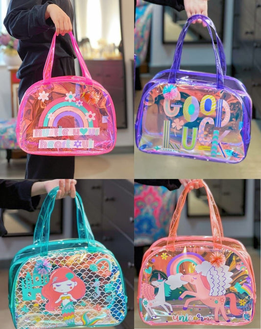 Holographic Vest Duffle Hand Bags