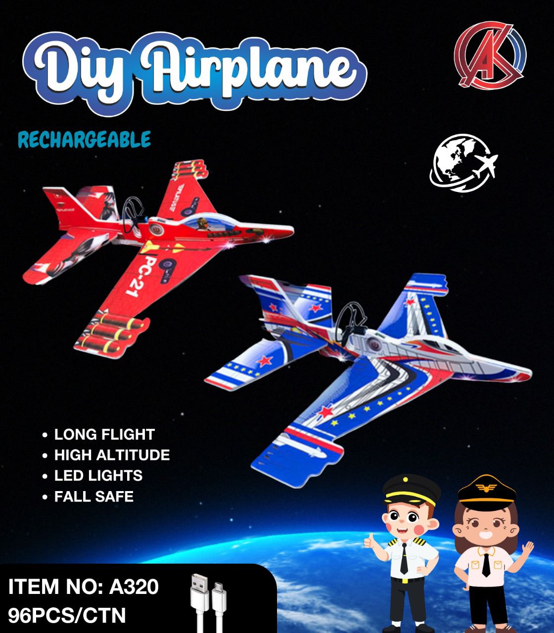 Rechargeable Aeroplane