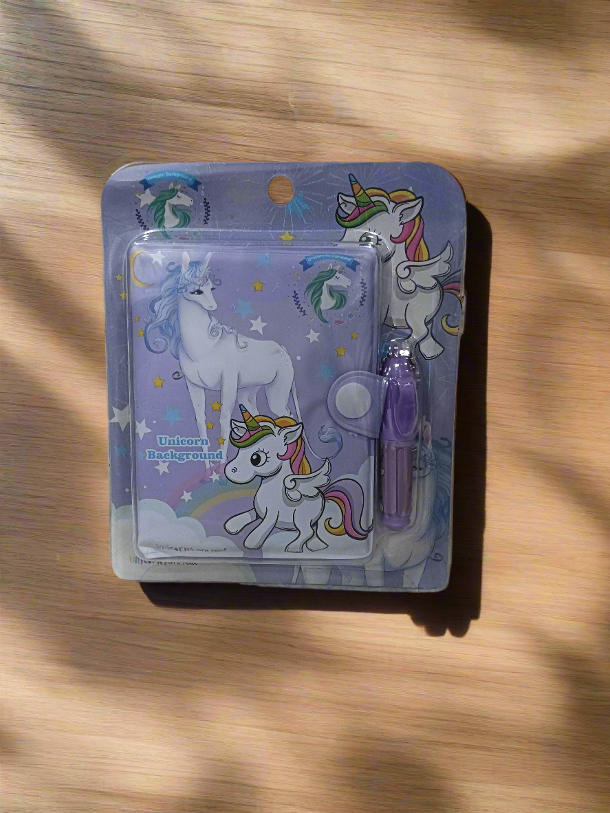 Unicorn Mini Diary And Pen