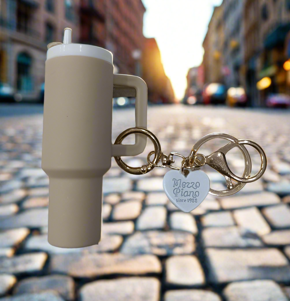 Mini Tumbler Keychain With Heart