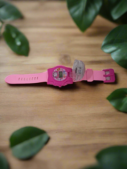 Digital Spinner Wrist Watch