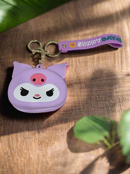 Kuromi Coin pouch cum keychain