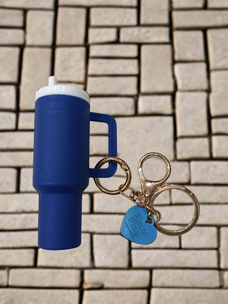 Mini Tumbler Keychain With Heart