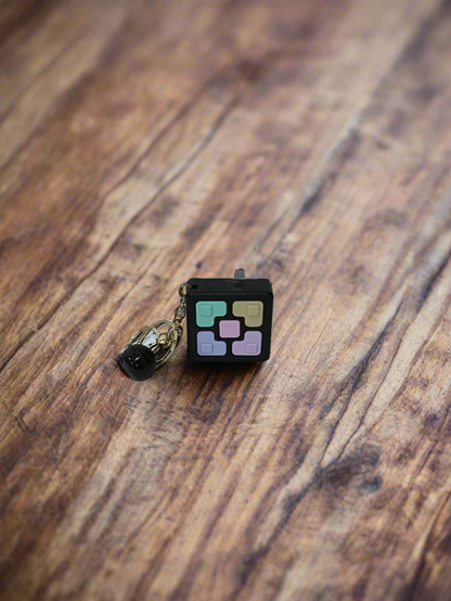 Electronic Pop It Game Keychain