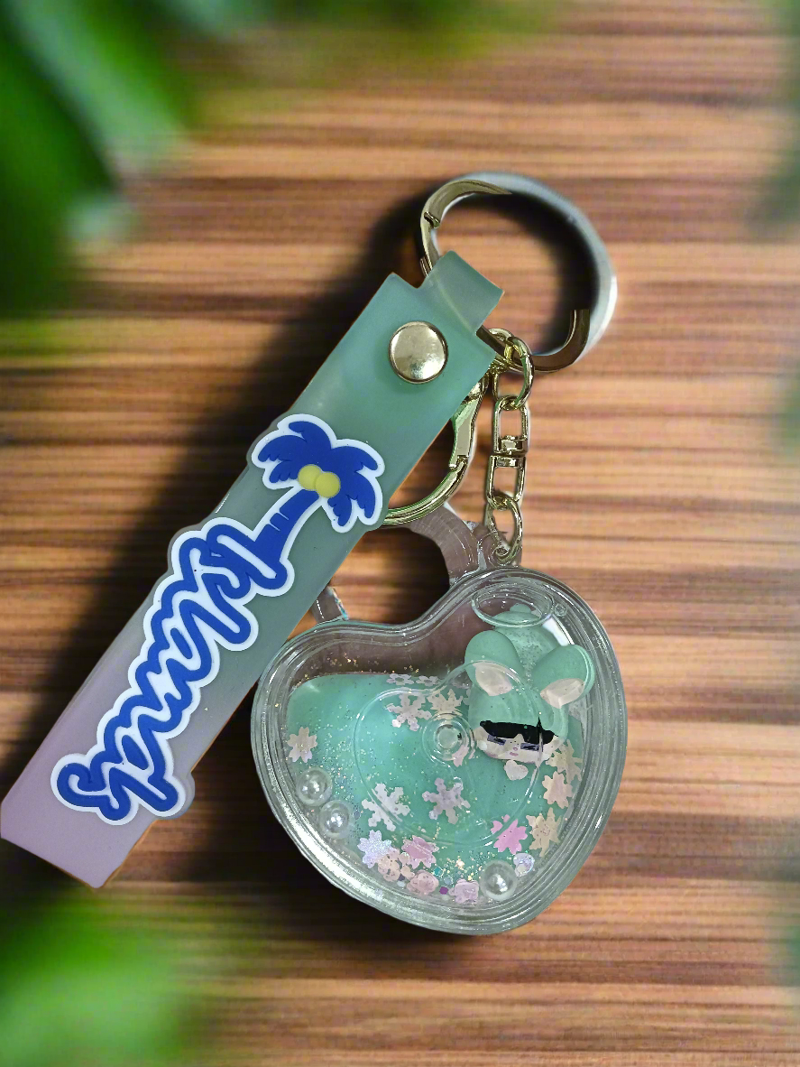 Labubu Water Keychain