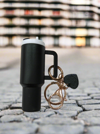 Mini Tumbler Keychain With Heart