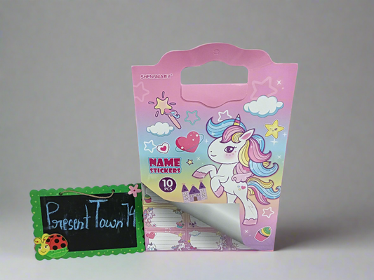 Name Slip and Stickers pack