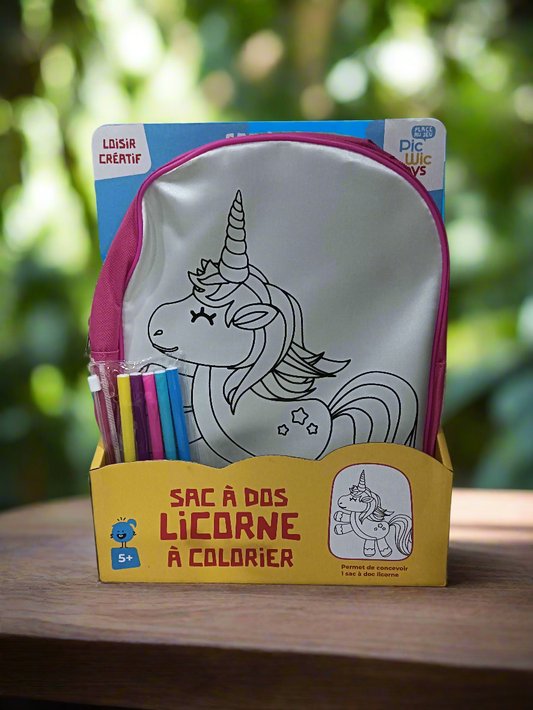 DIY Colour Your Own Bagpack