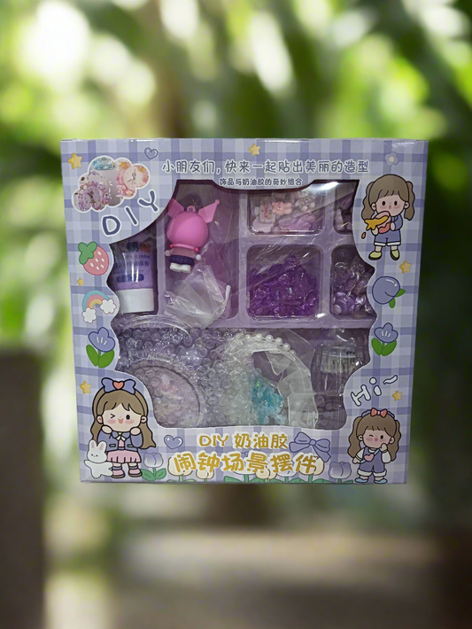 DIY - decorate own Clock and Lamp