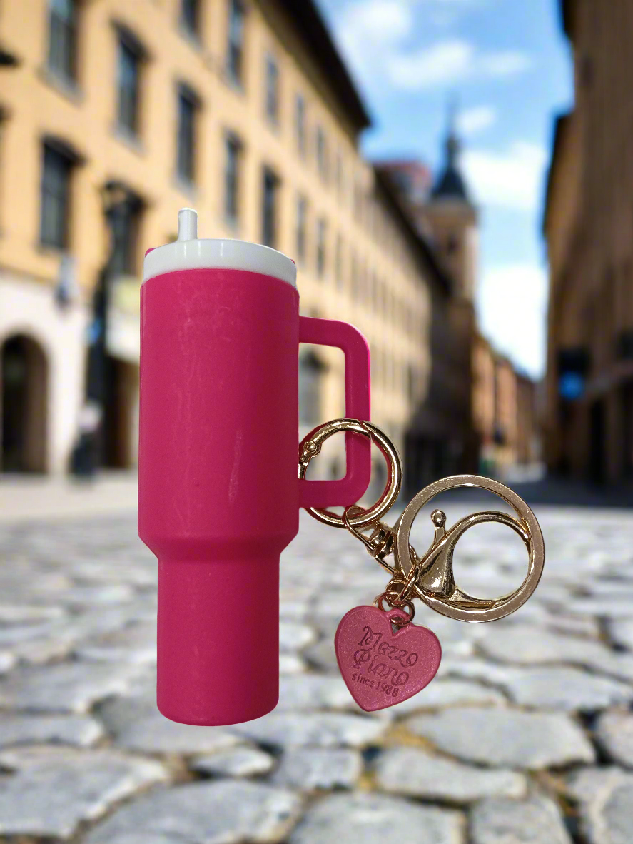 Mini Tumbler Keychain With Heart