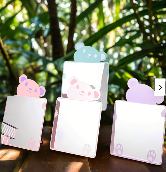 Teddy Bear Theme Table Mirror
