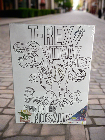 Canvas Board With Colour And Brush