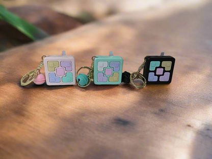 Electronic Pop It Game Keychain