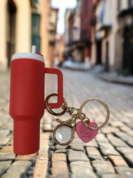 Mini Tumbler Keychain With Heart