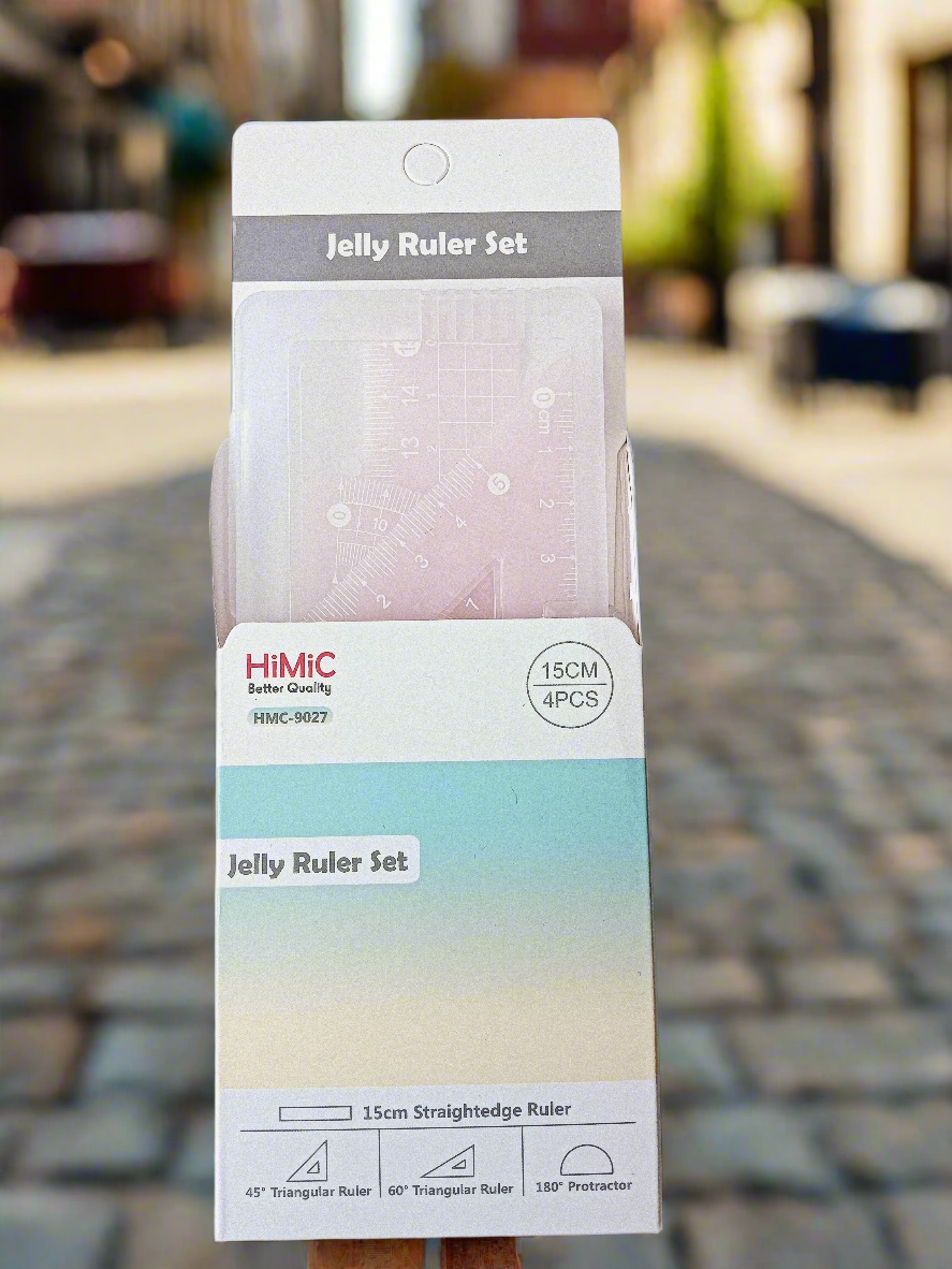 Pink Jelly Ruler Set