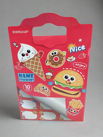 Name Slip and Stickers pack