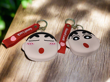 ShinChan mini pouch cum keychain