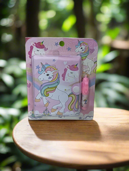Unicorn Mini Diary And Pen