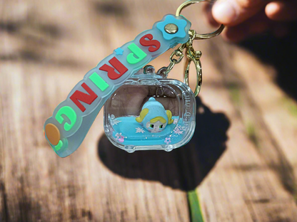Labubu Water Keychain