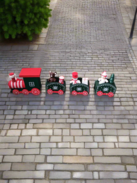 Christmas Wooden Train