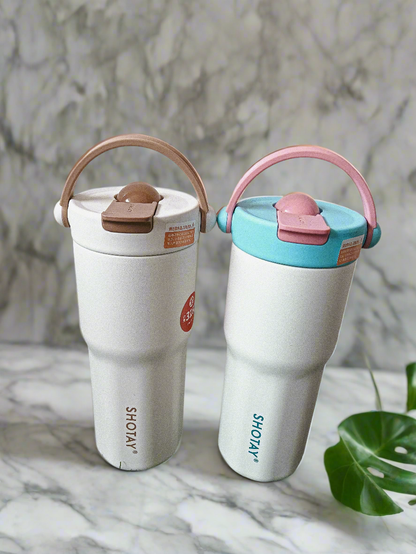 Brown and Pink Tumbler