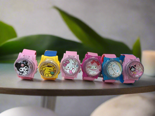 Digital Spinner Wrist Watch