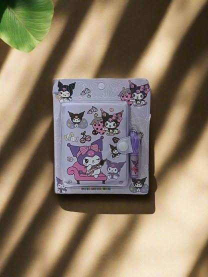 Kuromi Mini Diary and Pen