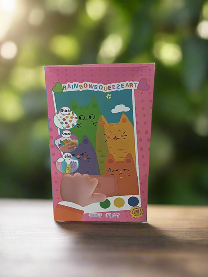 Rainbow Scratch Painting