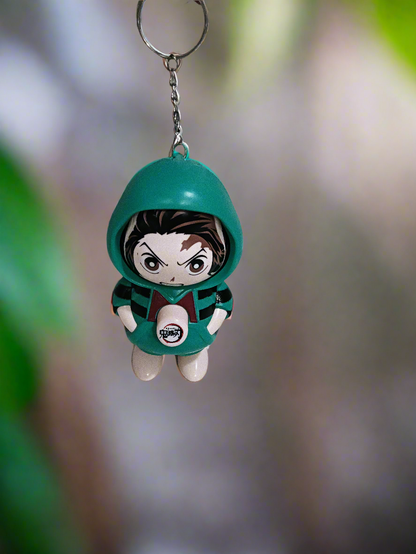 Face Rotating Keychain