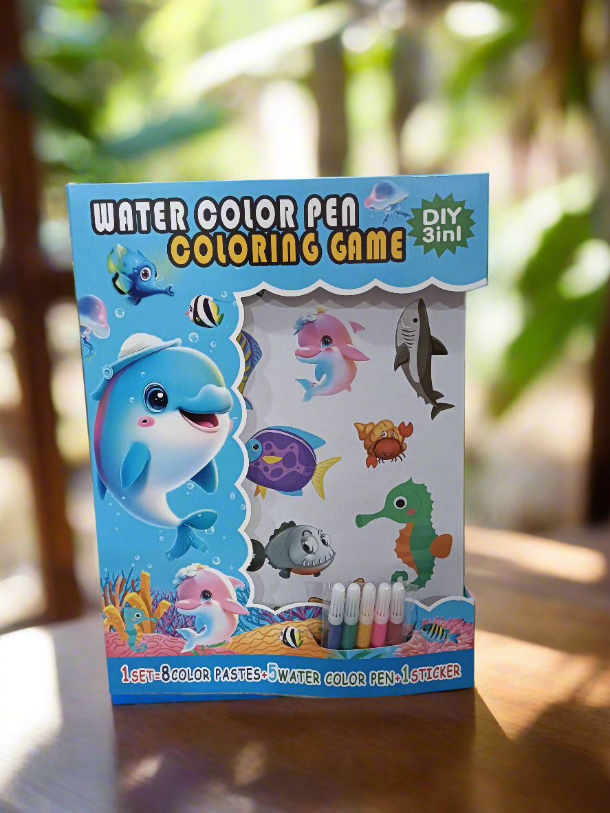 Water  Colour Pen Coloring Game