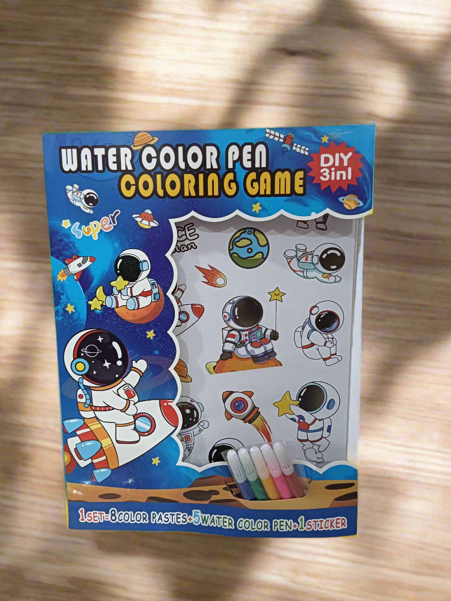 Water  Colour Pen Coloring Game