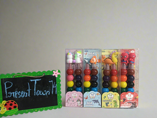 Smiley Faces Stack Crayon