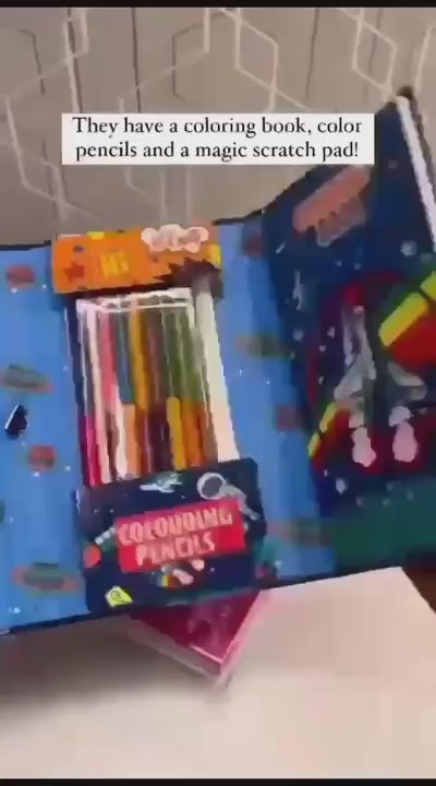 Color cum Scratch Book