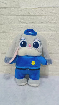 Bunny Soft Toy Blanket cum Bagpack