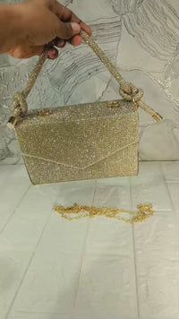 Golden Glitter Purse