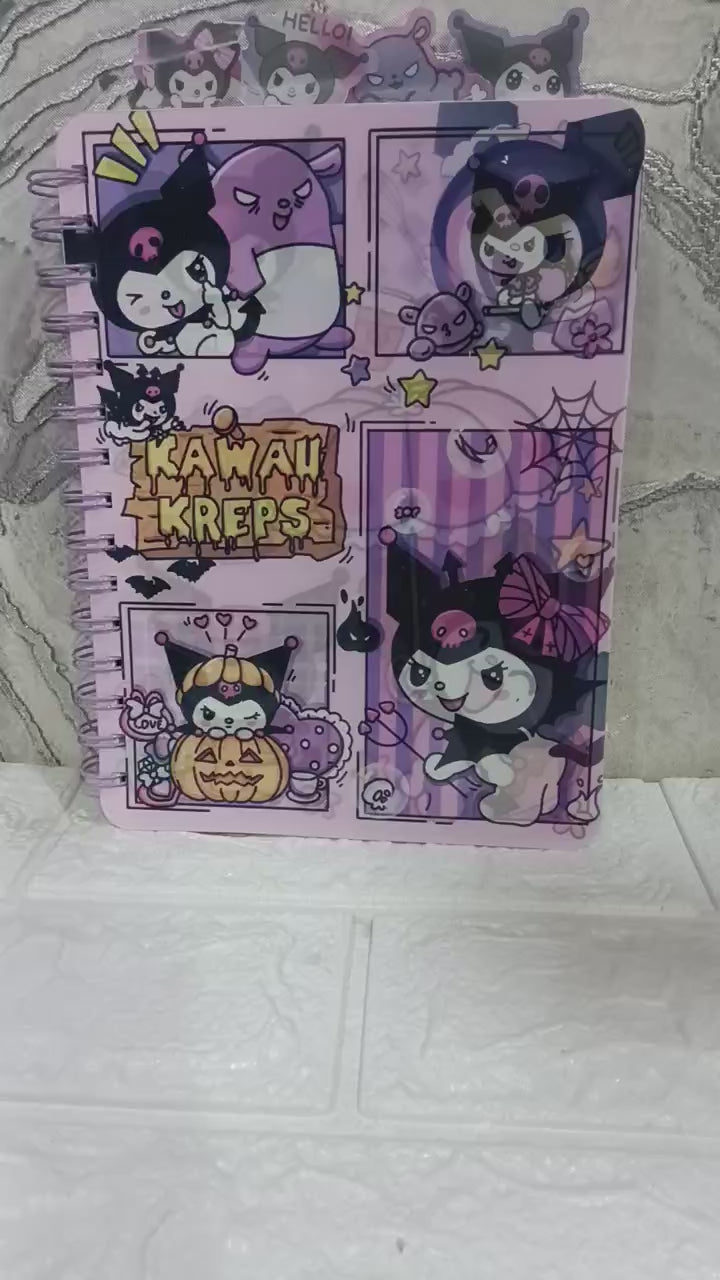 Kuromi Shaded Diary for Kids