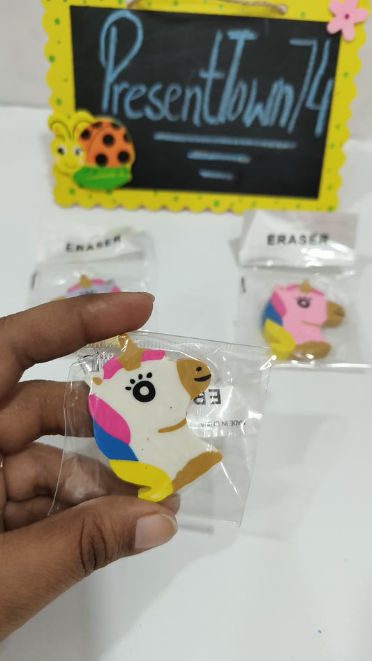 Fancy Unicorn Eraser for Kids