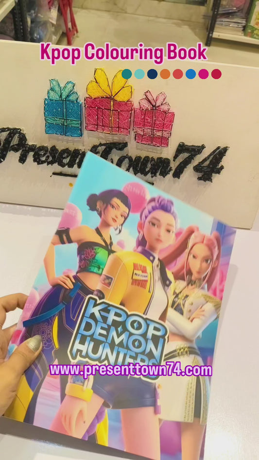 Kpop colouring Book
