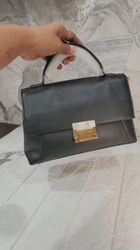 Black Sling And Hand Bag